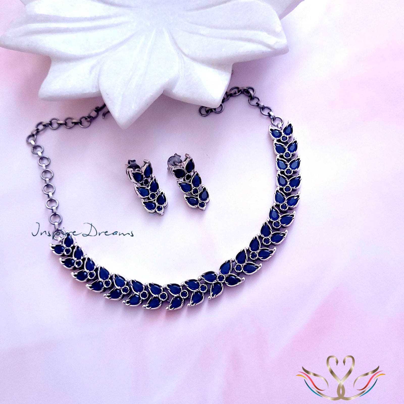 Blue Sequence Necklace