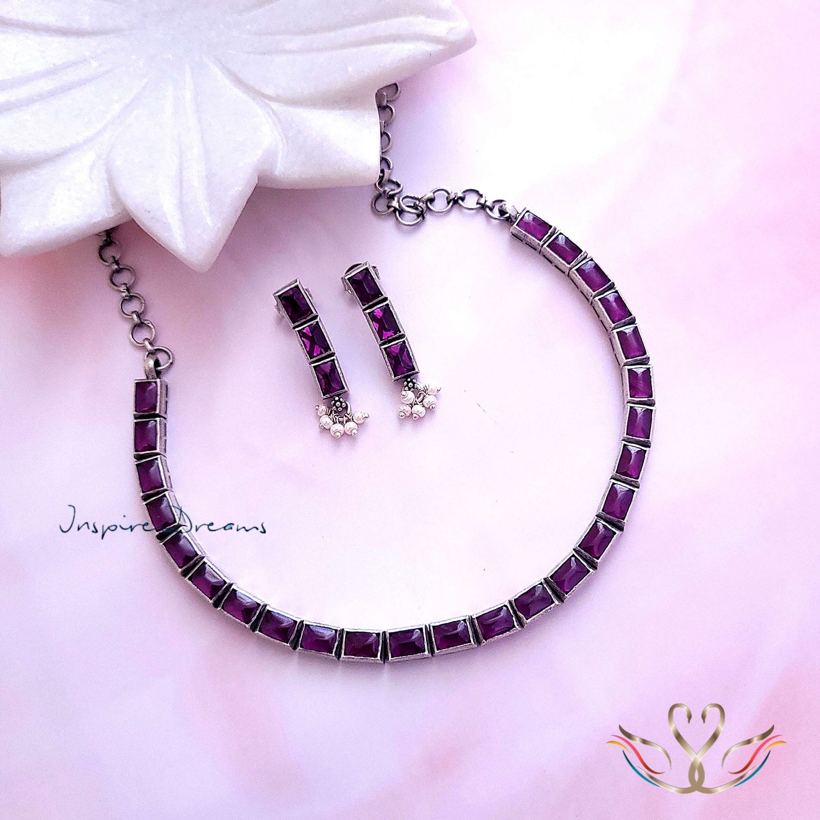 Ruby Pink Symphony Necklace