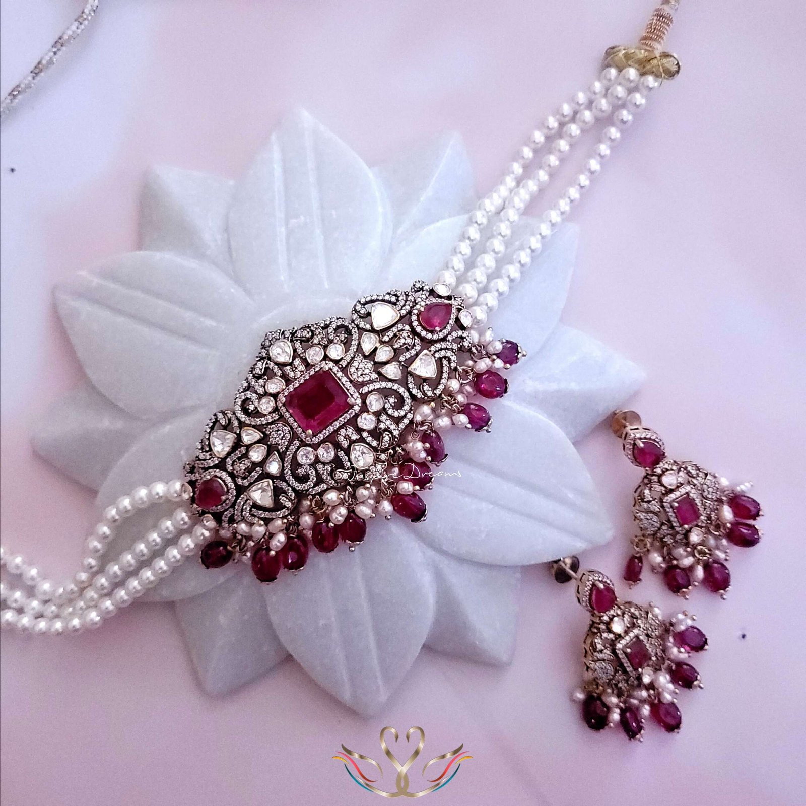 Manikya Choker Necklace - Image 2