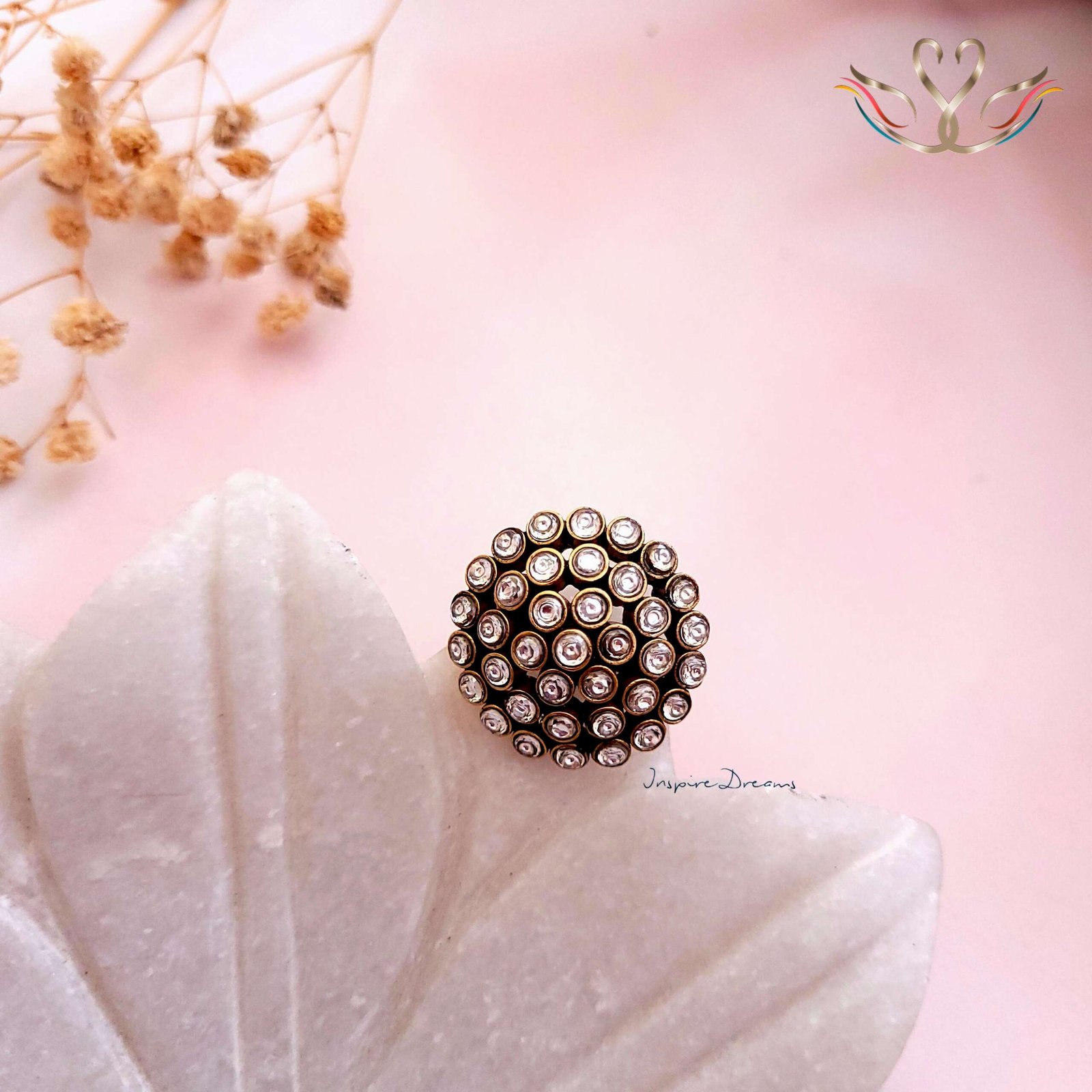 KUNDAN GOLD PLATED RINGS