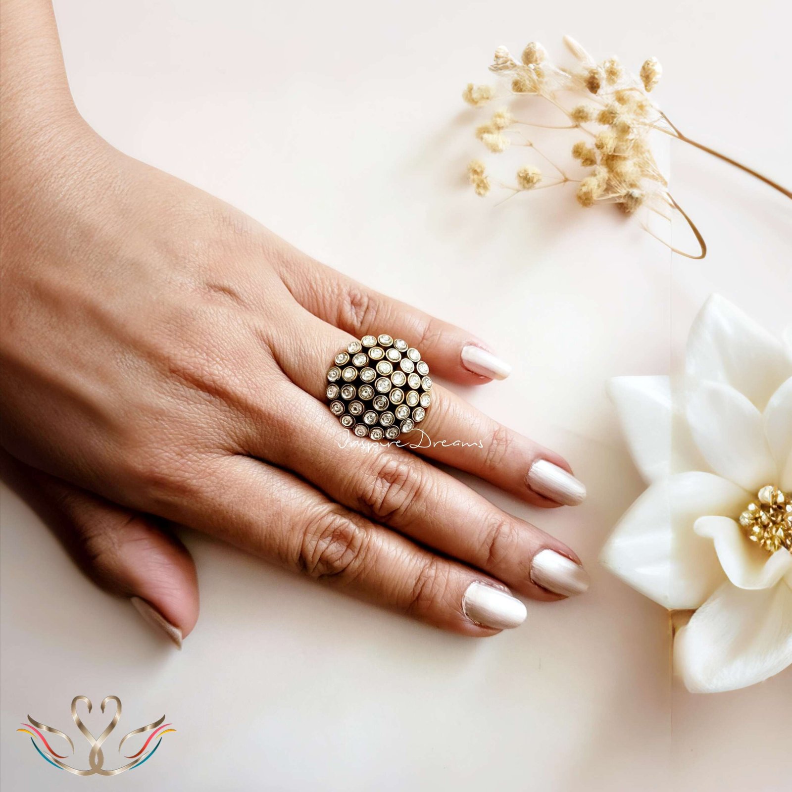 KUNDAN GOLD PLATED RINGS - Image 3
